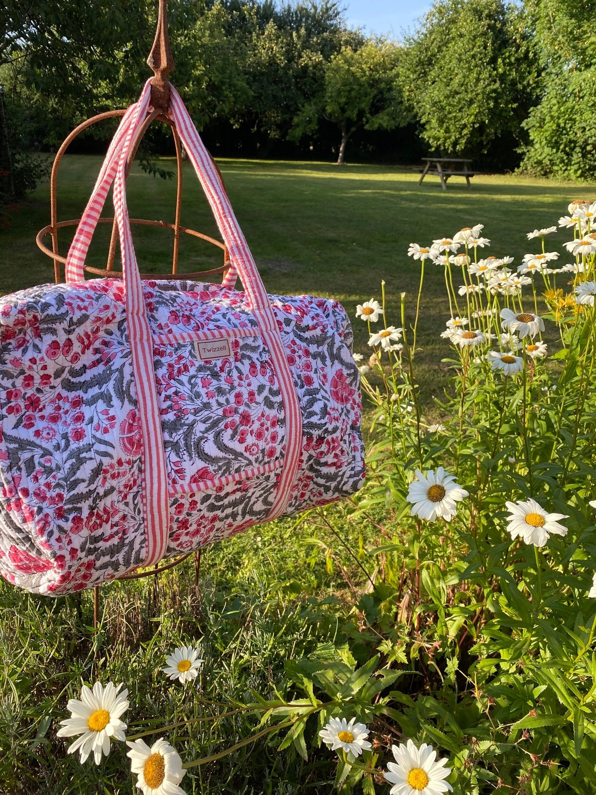 Floral weekend bag sale