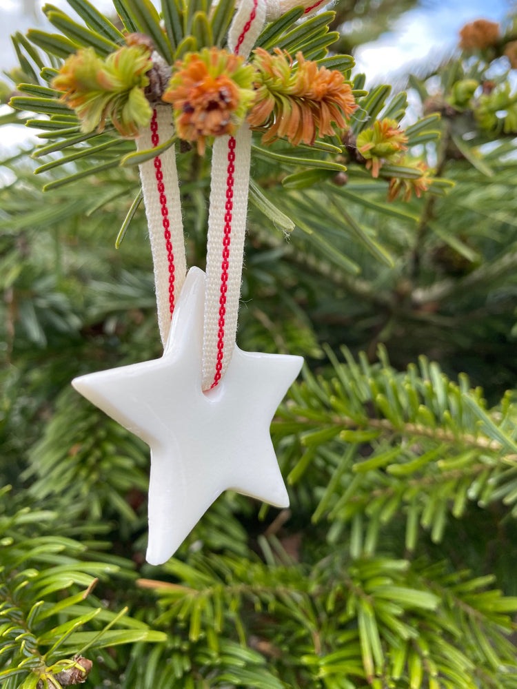 Ceramic star decoration