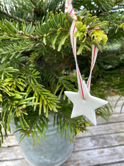 Ceramic star decoration