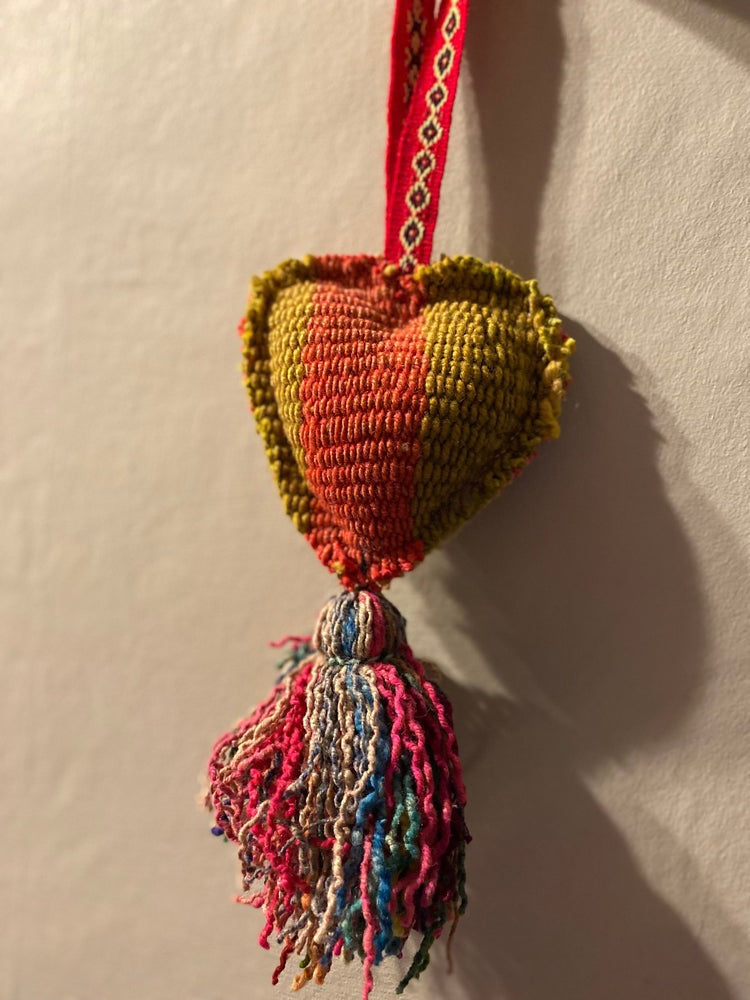 Peruvian Frazada Hanging Heart