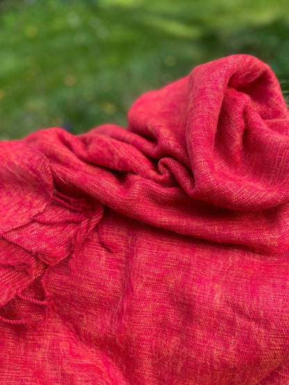 Himalayan Blanket - Red Rose